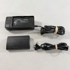 JVC Power Adapter Charger AA-V6U for Camcorder 14v 9.6v W/ Battery & DC Cable